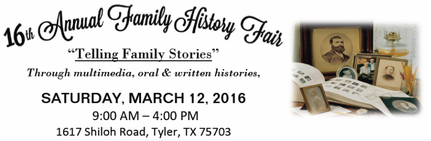 Get more information about the Family History Fair